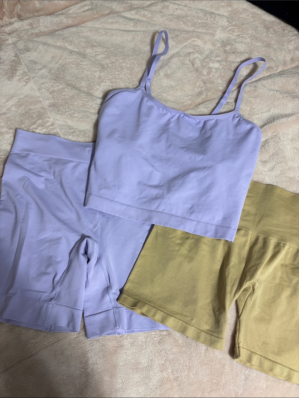 Undergarment set with extra bottoms.